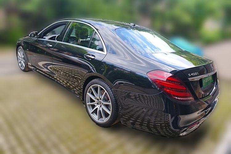 Used Mercedes-Benz S-Class 2019 S 450 L 4MATIC Exclusive Edition Rear Left 45 Deg