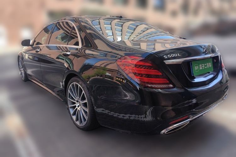 Used Mercedes-Benz S-Class 2019 S 450 L 4MATIC Exclusive Edition Rear Left 45 Deg