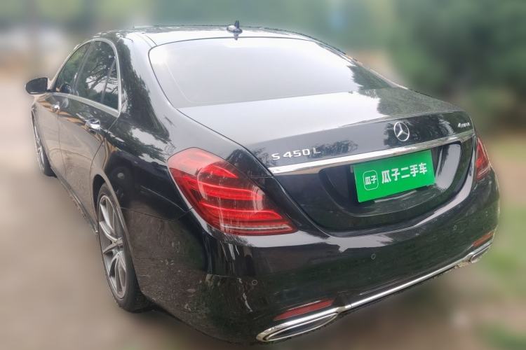 Used Mercedes-Benz S-Class 2019 S 450 L 4MATIC Exclusive Edition Rear Left 45 Deg
