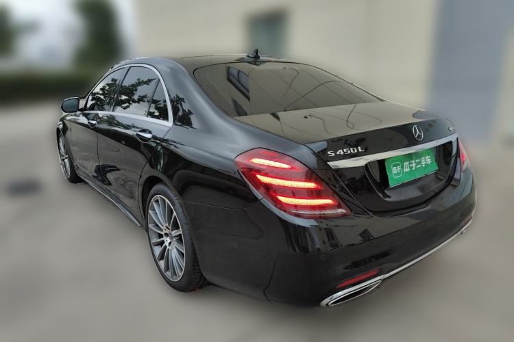 Used Mercedes-Benz S-Class 2019 S 450 L 4MATIC Rear Left 45 Deg