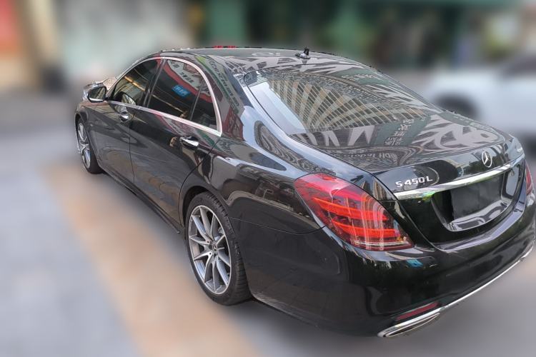 Used Mercedes-Benz S-Class 2019 S 450 L 4MATIC Exclusive Edition Rear Left 45 Deg