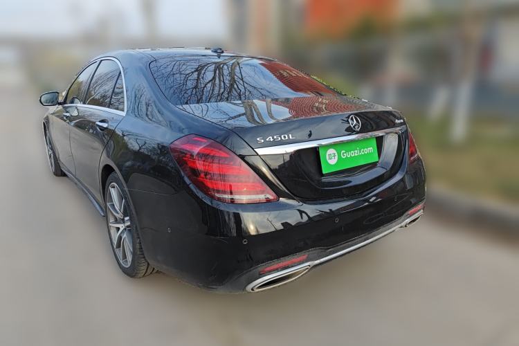 Used Mercedes-Benz S-Class 2019 S 450 L 4MATIC Exclusive Edition Rear Left 45 Deg