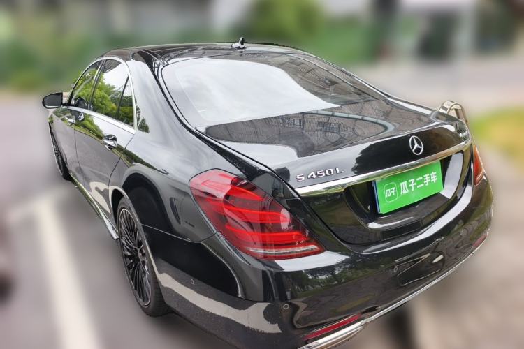 Used Mercedes-Benz S-Class 2019 S 450 L 4MATIC Rear Left 45 Deg