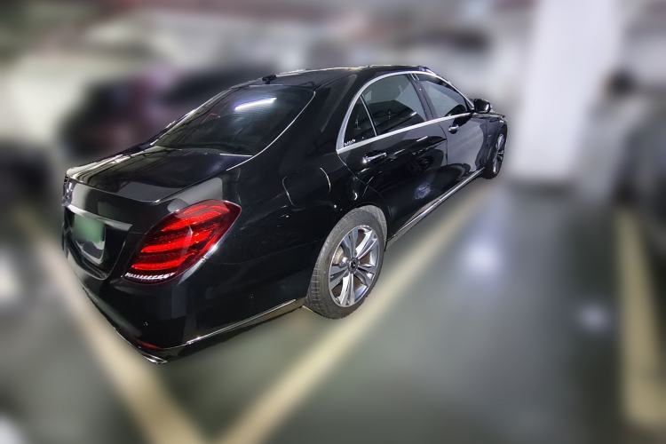 Used Mercedes-Benz S-Class 2019 S 350 L Luxury Edition Prestige Edition Rear Right 45 Deg