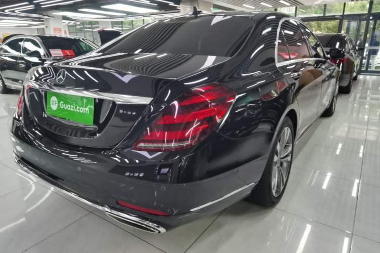 Used Mercedes-Benz S-Class 2019 S 350 L Luxury Model Rear Right 45 Deg