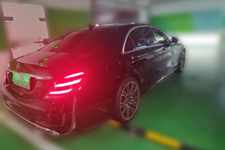 Used Mercedes-Benz S-Class 2019 S 450 L 4MATIC Exclusive Edition Rear Right 45 Deg