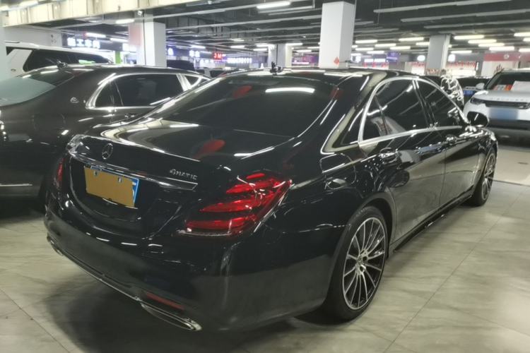 Used Mercedes-Benz S-Class 2019 S 450 L 4MATIC Rear Right 45 Deg