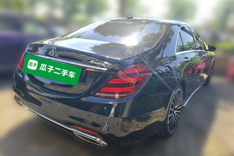 Used Mercedes-Benz S-Class 2019 S 450 L 4MATIC Rear Right 45 Deg