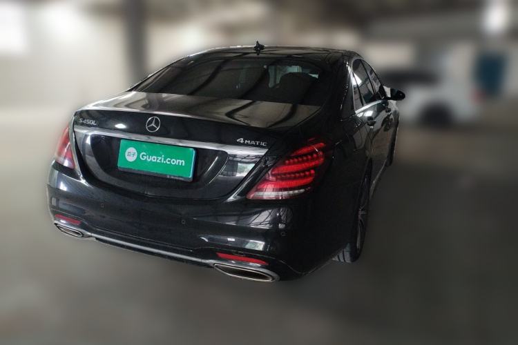 Used Mercedes-Benz S-Class 2019 S 450 L 4MATIC Rear Right 45 Deg