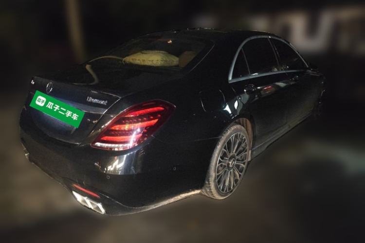 Used Mercedes-Benz S-Class 2019 S 450 L 4MATIC Rear Right 45 Deg