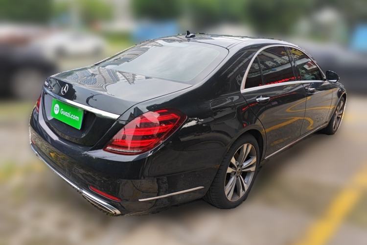 Used Mercedes-Benz S-Class 2019 S 350 L Luxury Model Rear Right 45 Deg