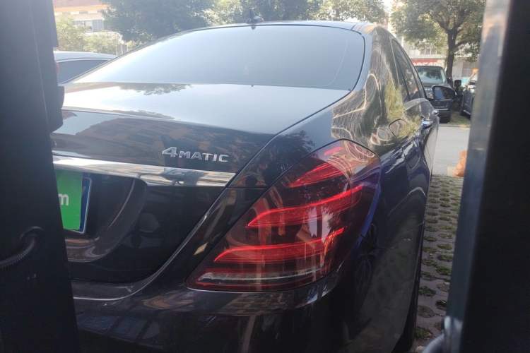 Used Mercedes-Benz S-Class 2019 S 450 L 4MATIC Exclusive Edition Rear Right 45 Deg