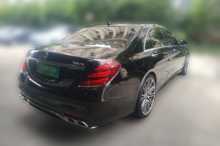 Used Mercedes-Benz S-Class 2019 S 450 L 4MATIC Rear Right 45 Deg