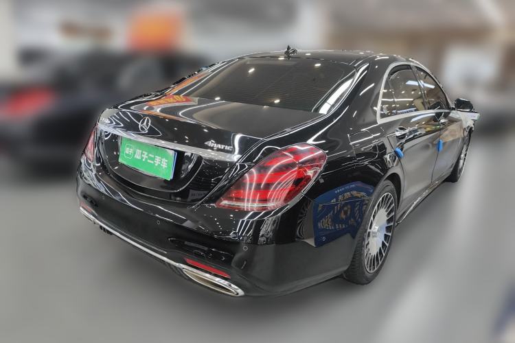 Used Mercedes-Benz S-Class 2019 S 450 L 4MATIC Rear Right 45 Deg
