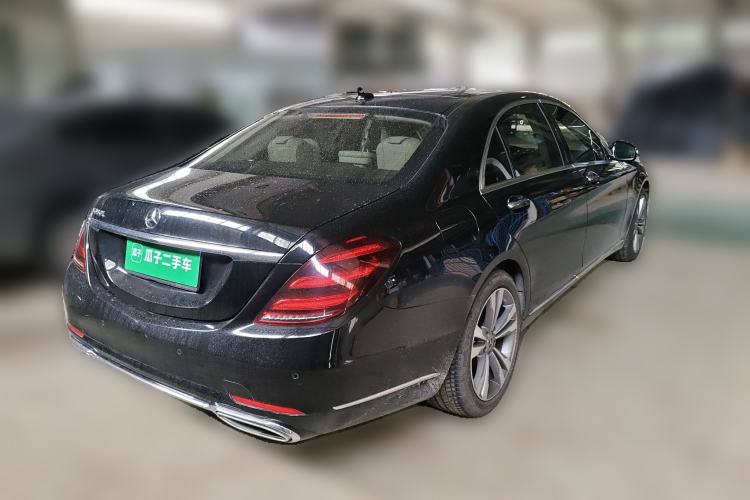 Used Mercedes-Benz S-Class 2019 S 350 L Luxury Edition Prestige Edition Rear Right 45 Deg