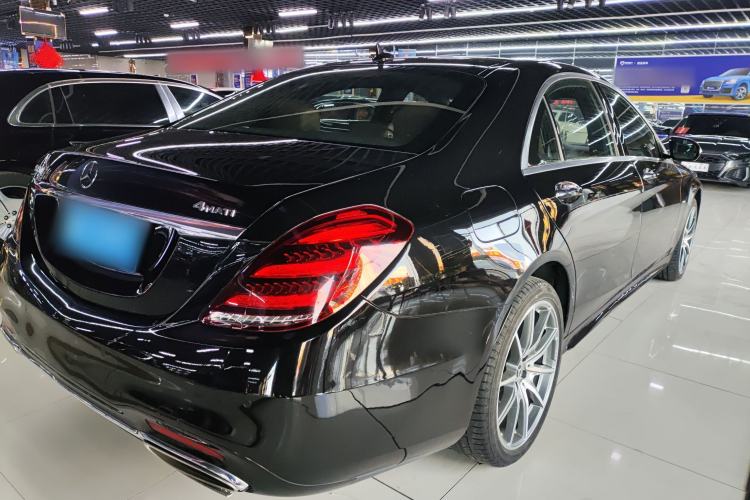 Used Mercedes-Benz S-Class 2019 S 450 L 4MATIC Exclusive Edition Rear Right 45 Deg