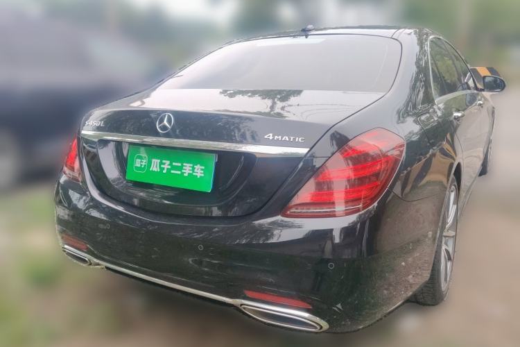 Used Mercedes-Benz S-Class 2019 S 450 L 4MATIC Exclusive Edition Rear Right 45 Deg