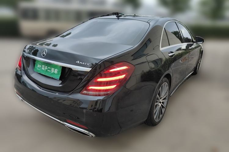Used Mercedes-Benz S-Class 2019 S 450 L 4MATIC Rear Right 45 Deg