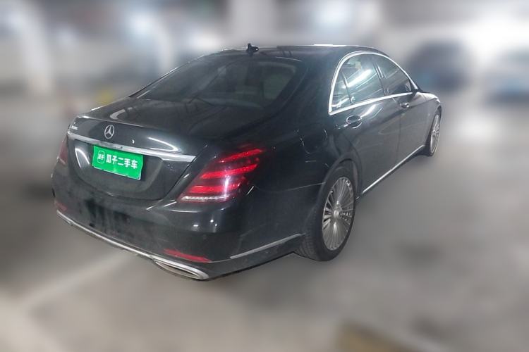 Used Mercedes-Benz S-Class 2019 S 350 L Luxury Edition Prestige Edition Rear Right 45 Deg