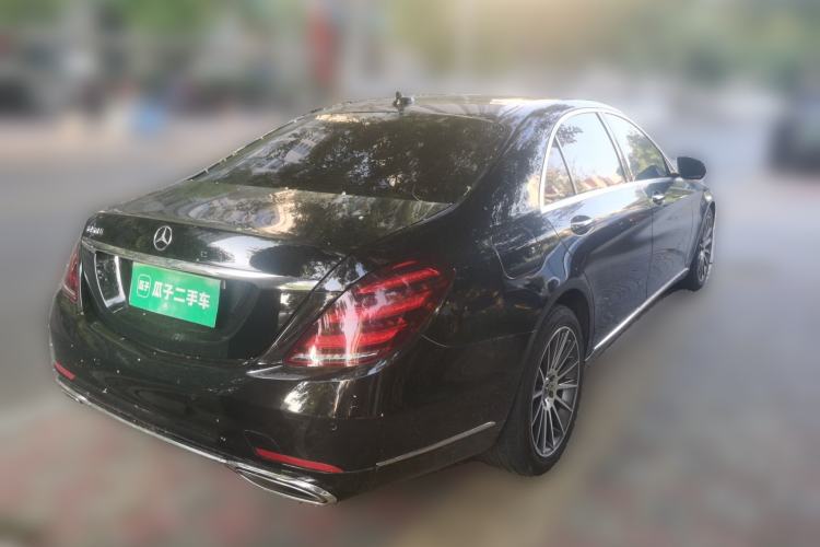 Used Mercedes-Benz S-Class 2019 S 350 L Luxury Edition Prestige Edition Rear Right 45 Deg