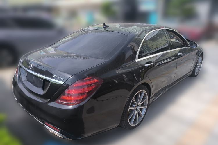 Used Mercedes-Benz S-Class 2019 S 450 L 4MATIC Exclusive Edition Rear Right 45 Deg