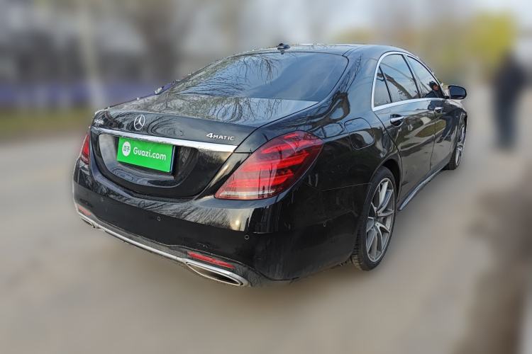 Used Mercedes-Benz S-Class 2019 S 450 L 4MATIC Exclusive Edition Rear Right 45 Deg