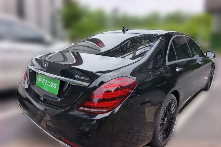 Used Mercedes-Benz S-Class 2019 S 450 L 4MATIC Rear Right 45 Deg