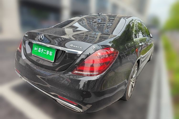 Used Mercedes-Benz S-Class 2019 S 450 L 4MATIC Exclusive Edition Rear Right 45 Deg