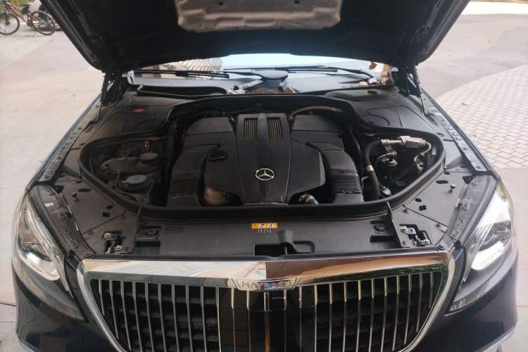 Used Mercedes-Benz S-Class 2019 S 450 L 4MATIC Engine Bay