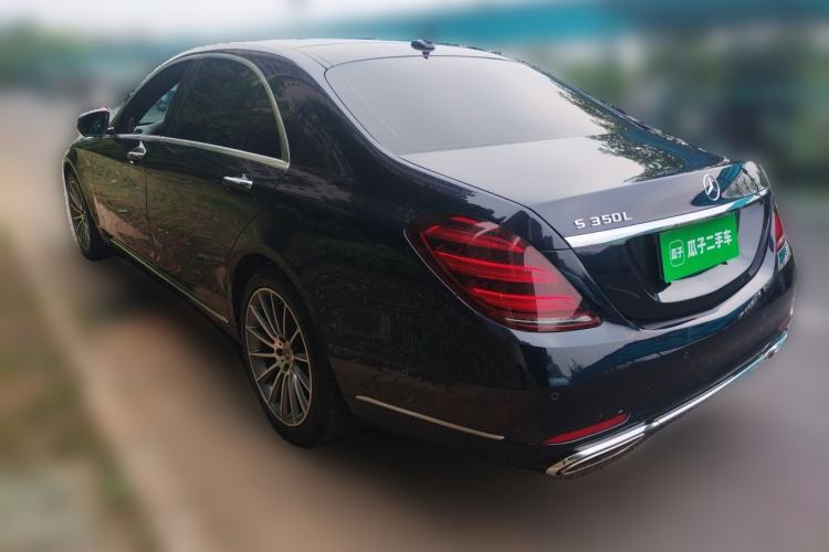 Used Mercedes-Benz S-Class 2019 S 350 L Luxury Edition Prestige Edition Rear Left 45 Deg