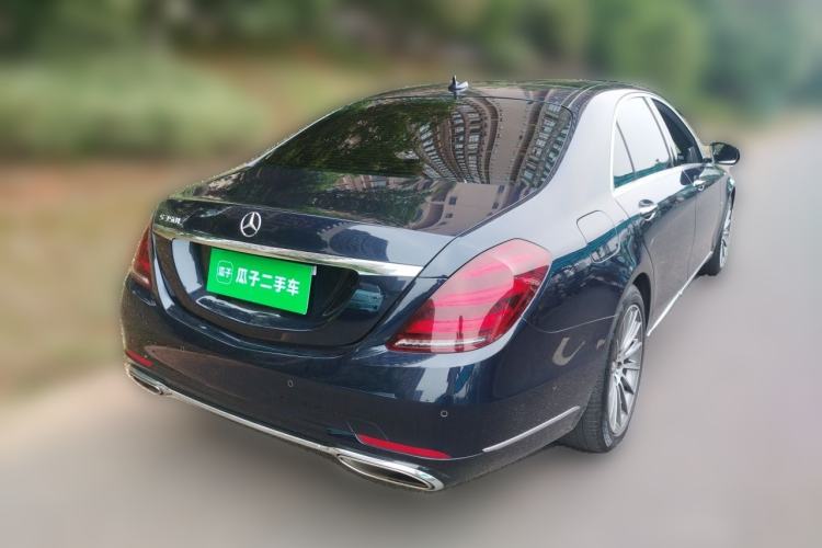 Used Mercedes-Benz S-Class 2019 S 350 L Luxury Edition Prestige Edition Rear Right 45 Deg