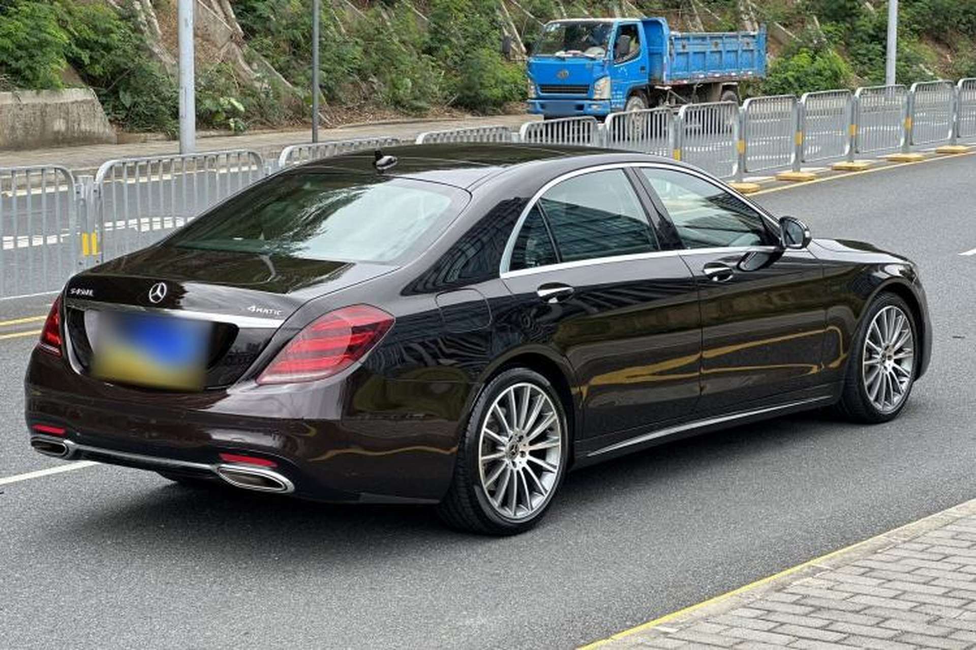 Used Mercedes-Benz S-Class 2019 S 450 L 4MATIC Rear Right 45 Deg