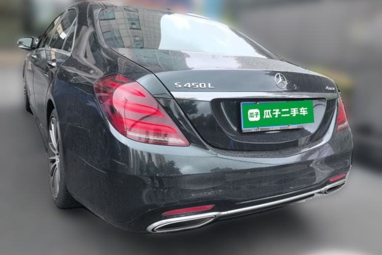 Used Mercedes-Benz S-Class 2019 S 450 L 4MATIC Rear Left 45 Deg