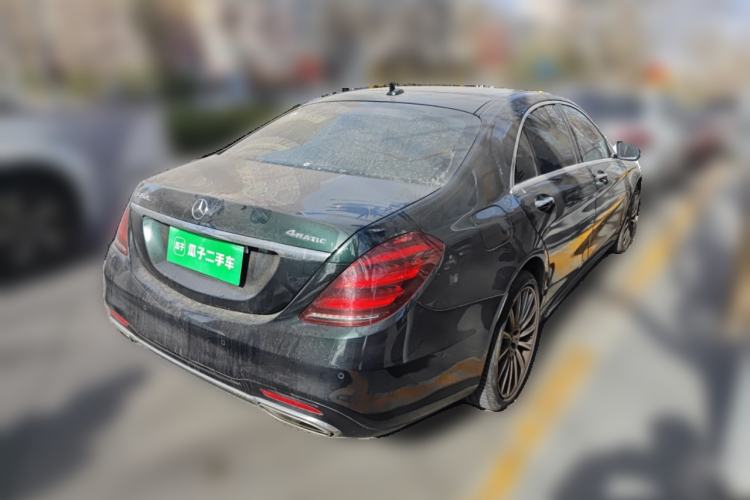 Used Mercedes-Benz S-Class 2019 S 450 L 4MATIC Rear Right 45 Deg