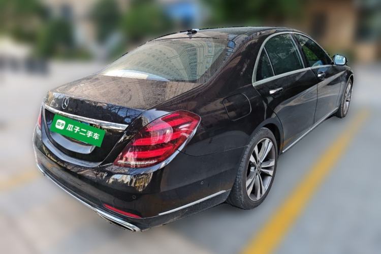 Used Mercedes-Benz S-Class 2019 S 350 L Luxury Edition Prestige Edition Rear Right 45 Deg