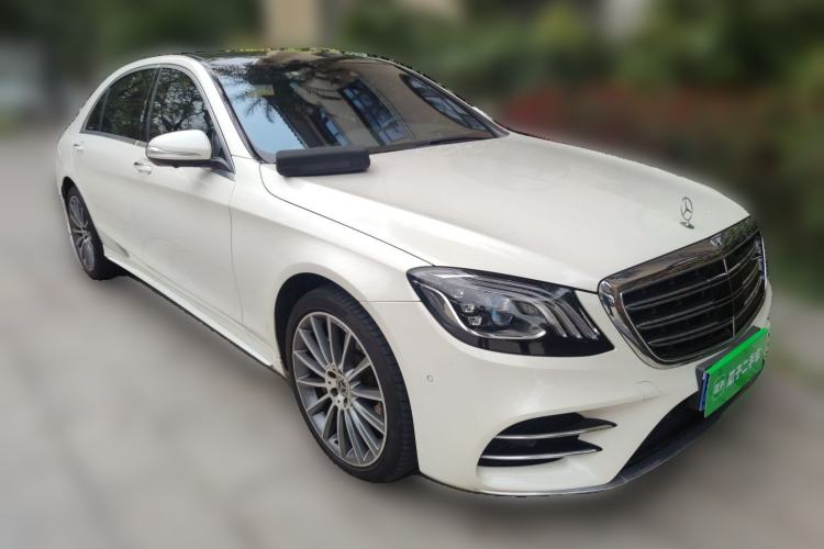 Used Mercedes-Benz S-Class 2019 S 450 L 4MATIC Exclusive Edition Front Right 45 Deg