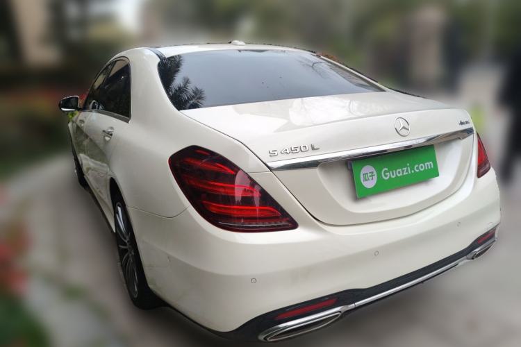 Used Mercedes-Benz S-Class 2019 S 450 L 4MATIC Exclusive Edition Rear Left 45 Deg