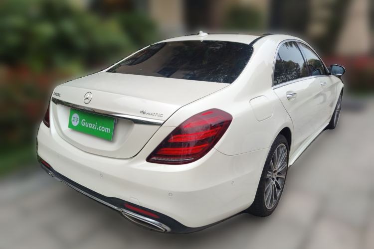 Used Mercedes-Benz S-Class 2019 S 450 L 4MATIC Exclusive Edition Rear Right 45 Deg