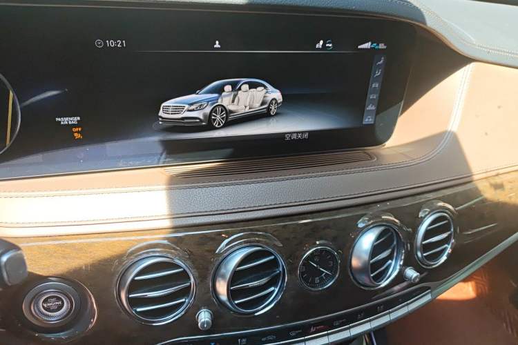 Used Mercedes-Benz S-Class 2020 S 350 L Business Class Ultimate Edition Audio And AC Panel