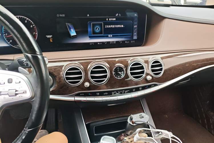 Used Mercedes-Benz S-Class 2020 S 350 L Business Class Ultimate Edition Audio And AC Panel