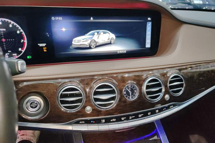 Used Mercedes-Benz S-Class 2020 S 350 L Business Class Ultimate Edition Audio And AC Panel