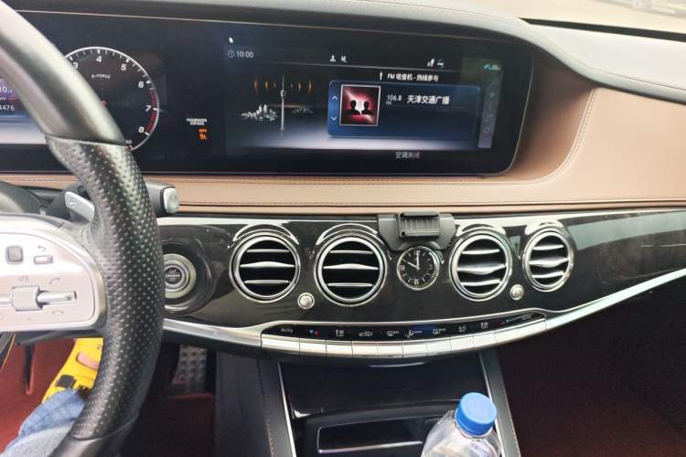 Used Mercedes-Benz S-Class 2020 S 450 L 4MATIC Exclusive Edition Audio And AC Panel