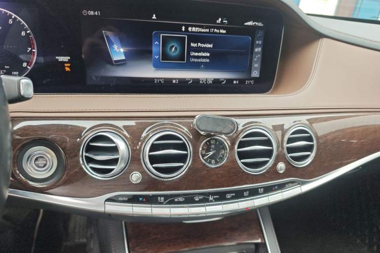 Used Mercedes-Benz S-Class 2020 S 350 L Business Class Ultimate Edition Audio And AC Panel