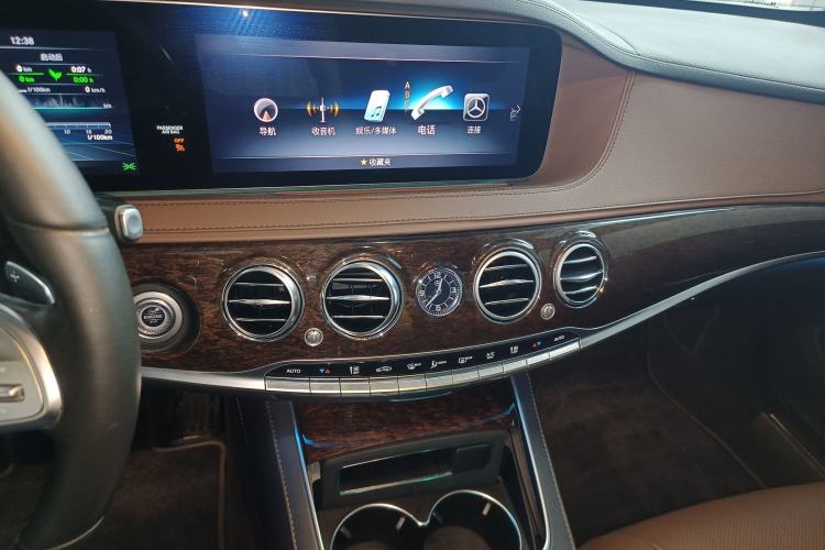 Used Mercedes-Benz S-Class 2020 S 350 L Business Class Ultimate Edition Audio And AC Panel