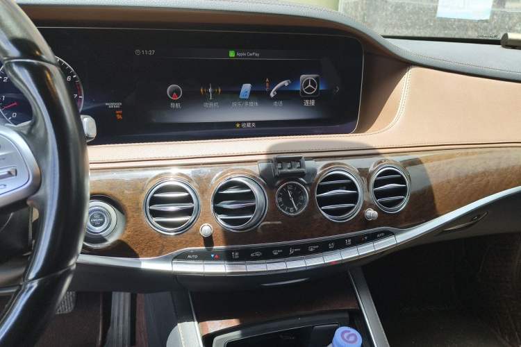 Used Mercedes-Benz S-Class 2020 S 350 L Business Class Ultimate Edition Audio And AC Panel