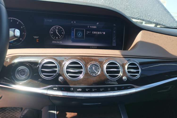 Used Mercedes-Benz S-Class 2020 S 350 L Business Class Ultimate Edition Audio And AC Panel