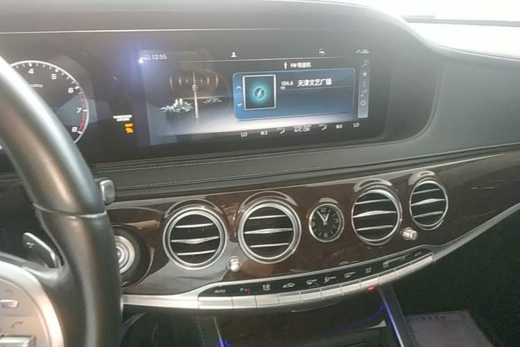 Used Mercedes-Benz S-Class 2020 S 350 L Business Class Ultimate Edition Audio And AC Panel