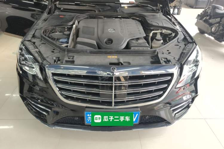 Used Mercedes-Benz S-Class 2020 S 450 L 4MATIC Exclusive Edition Engine Bay