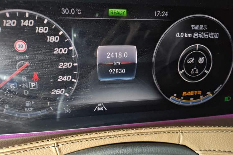 Used Mercedes-Benz S-Class 2020 S 350 L Business Class Ultimate Edition Odometer Close Up