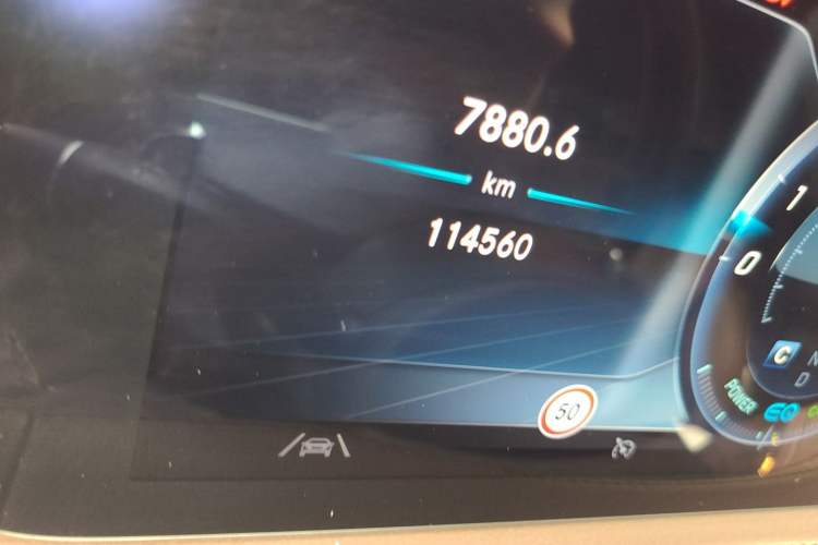 Used Mercedes-Benz S-Class 2020 S 350 L Exclusive Edition Prestige Collection Odometer Close Up
